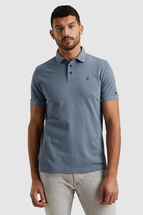 Cast Iron short sleeve polo popcorn