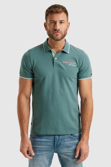 PME legend Polo POLO SHIRT IN PIQUE PPSS2403851 6019