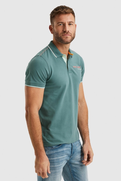 PME legend short sleeve polo stretch pique