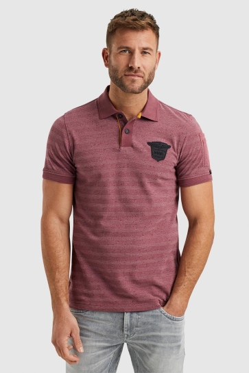 PME legend Polo POLO SHIRT WITH STRIPE PATTERN PPSS2403856 4119