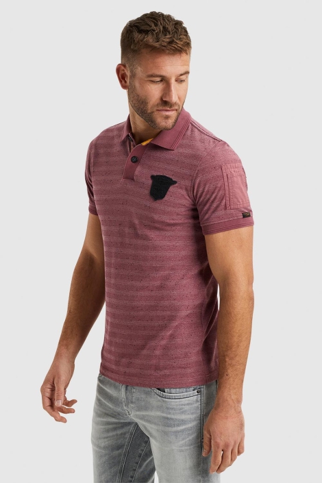 PME legend short sleeve polo jacquard pique