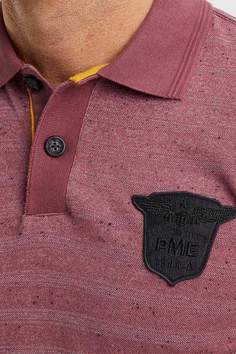 PME legend short sleeve polo jacquard pique