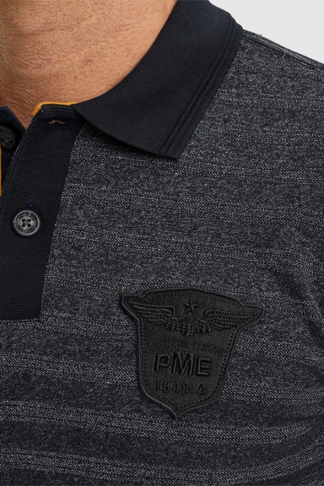 PME legend short sleeve polo jacquard pique