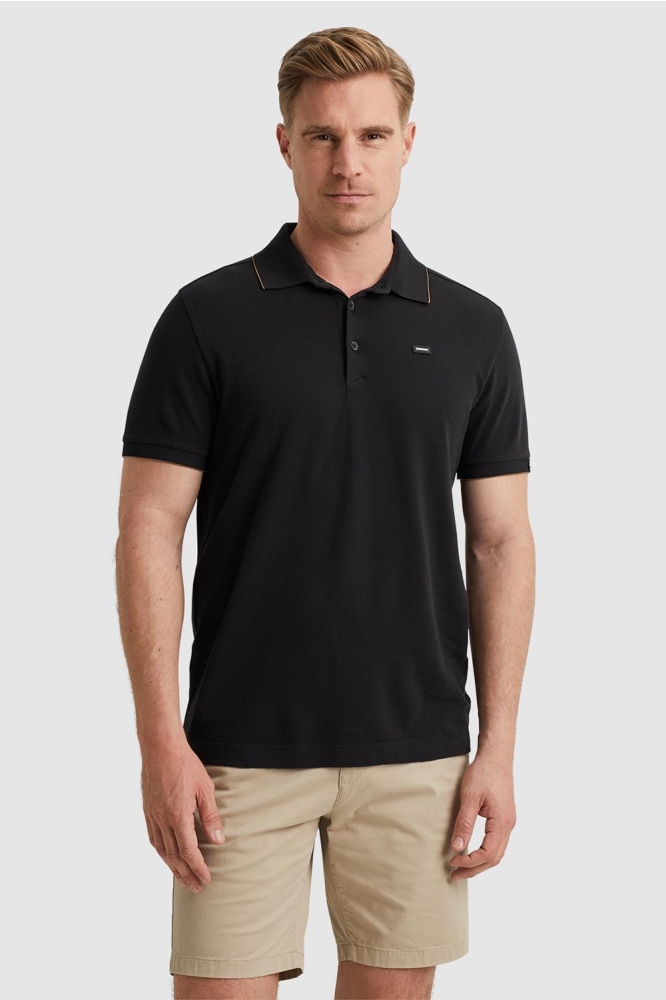 SHORT SLEEVE POLO VPSS2403828 BLACK ONYX