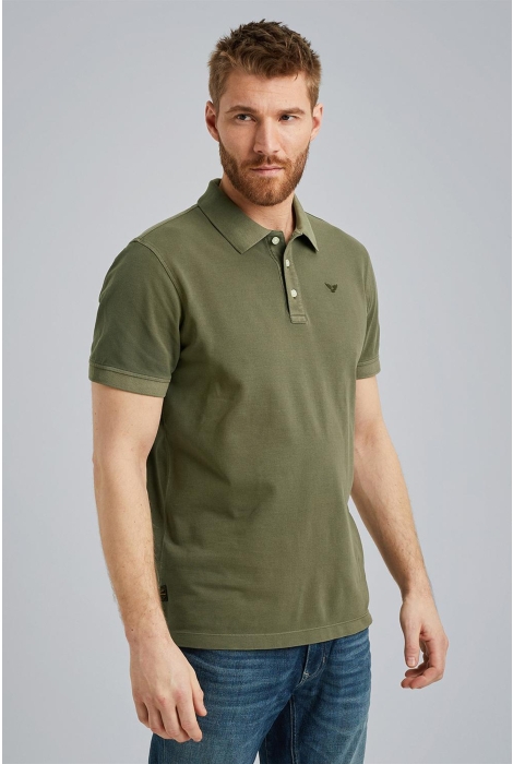 PME legend short sleeve polo pique garment dy