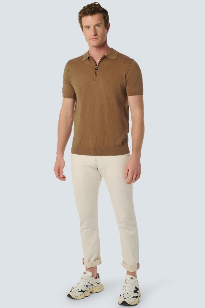 PULLOVER SHORT SLEEVE POLO 24210451 040 Brown