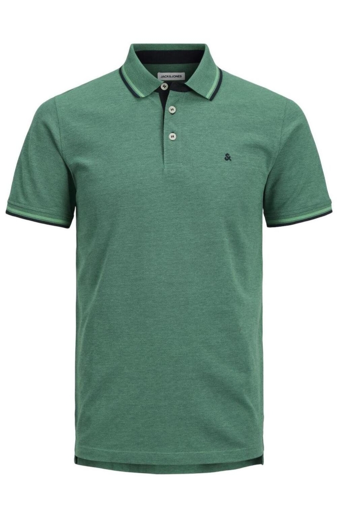 JJEPAULOS POLO SS NOOS 12136668 Deep Teal/PLAY