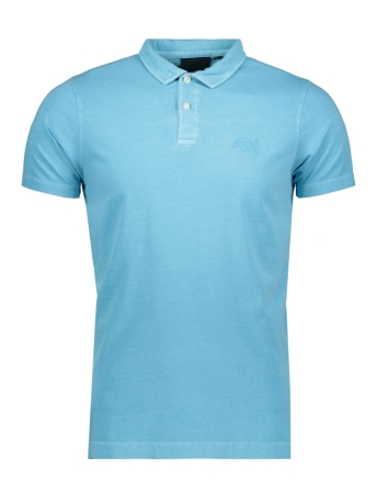 Superdry Polo ESSENTIAL LOGO NEON JERSY POLO M1110419A NEON SKY BLUE