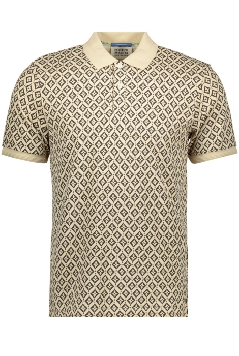 Scotch & Soda regular fit mini all over print pol