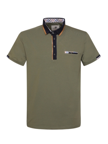 Gabbiano Polo POLO MET GEBLOKTE DETAILS 14018 502 army