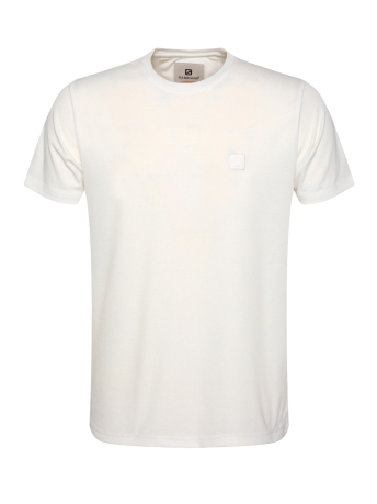 Gabbiano T-shirt T SHIRT MET RIBPATROON 14020 102 ecru
