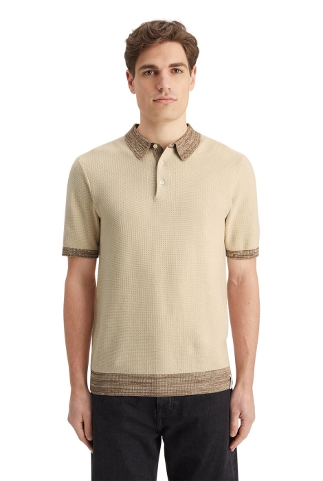 Scotch & Soda structure knitted polo