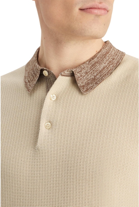 Scotch & Soda structure knitted polo