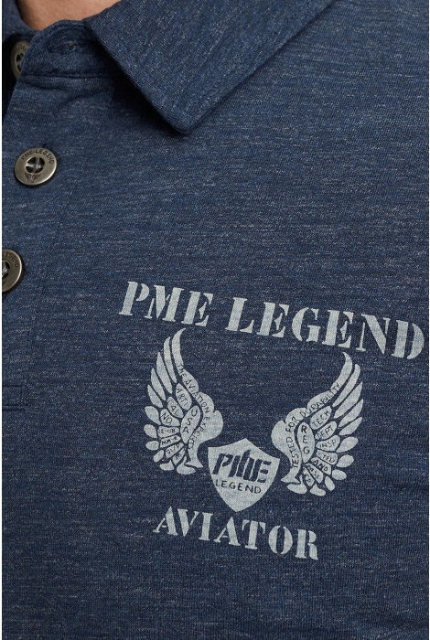 PME legend short sleeve polo open end jersey