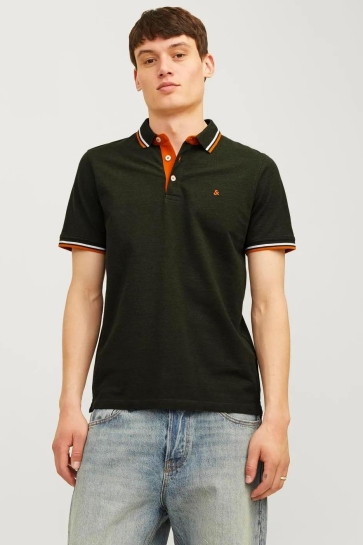 Jack & Jones Polo JJEPAULOS POLO SS NOOS 12136668 KOMBU GREEN