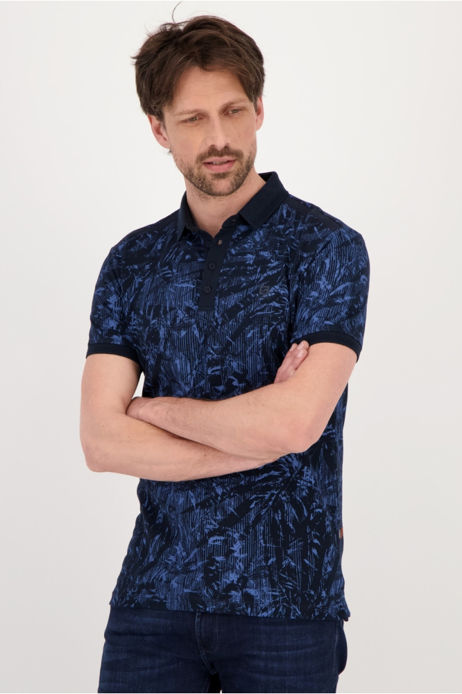 POLO MET PRINT 234530 301 navy