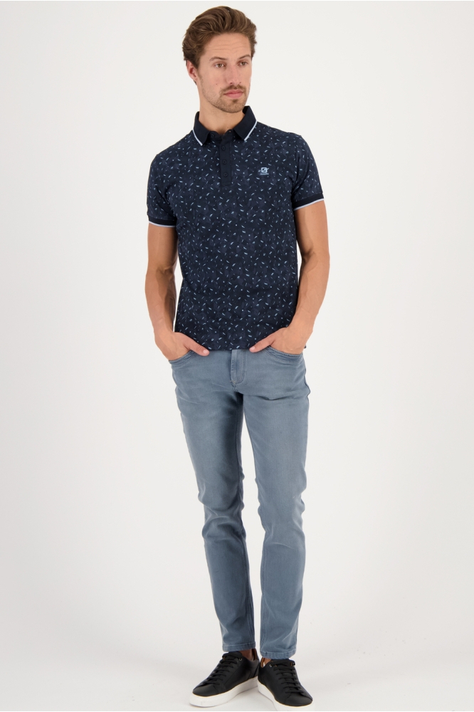 POLO MET PRINT 234549 301 navy