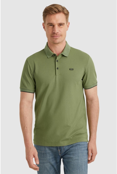 Vanguard short sleeve polo pique blend