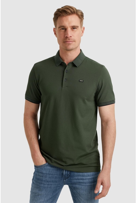 Vanguard short sleeve polo pique blend