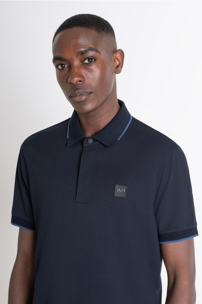 POLO REGULAR FIT MMKS02427 FA100083 7073 INK BLUE