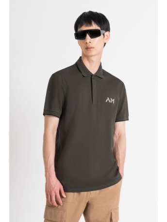 Antony Morato Polo POLO REGUAR FIT MMKS02430 FA100083 4075 DARK ARMY