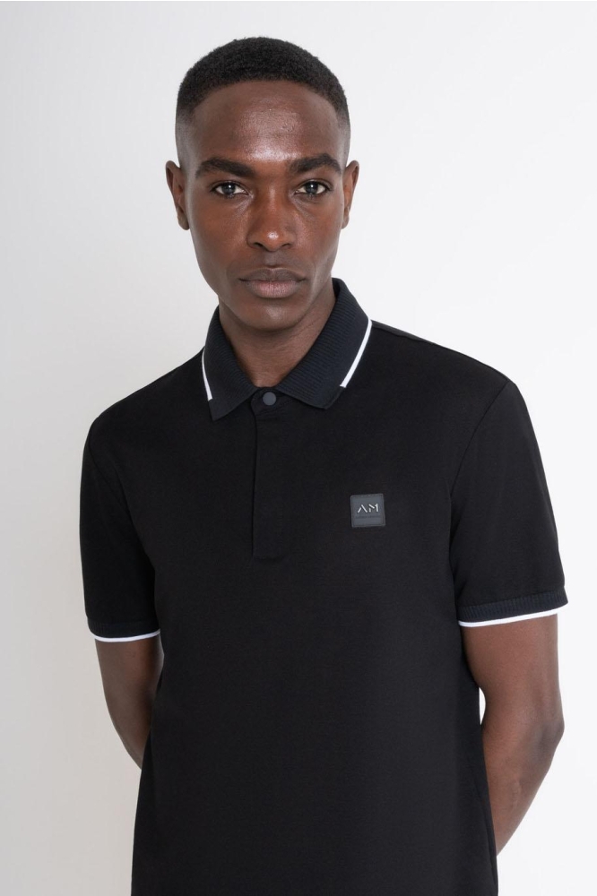 POLO REGUAR FIT MMKS02427 FA100083 9000 BLACK