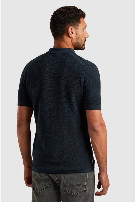 Cast Iron short sleeve polo cotton modal