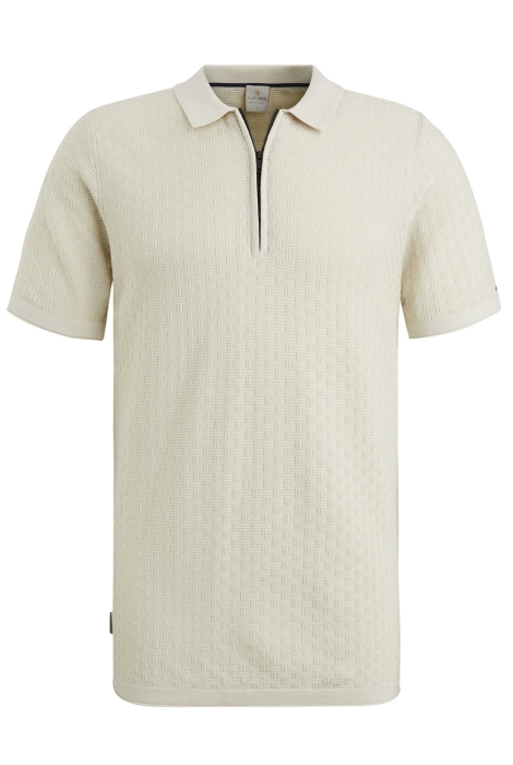 Cast Iron short sleeve polo cotton modal