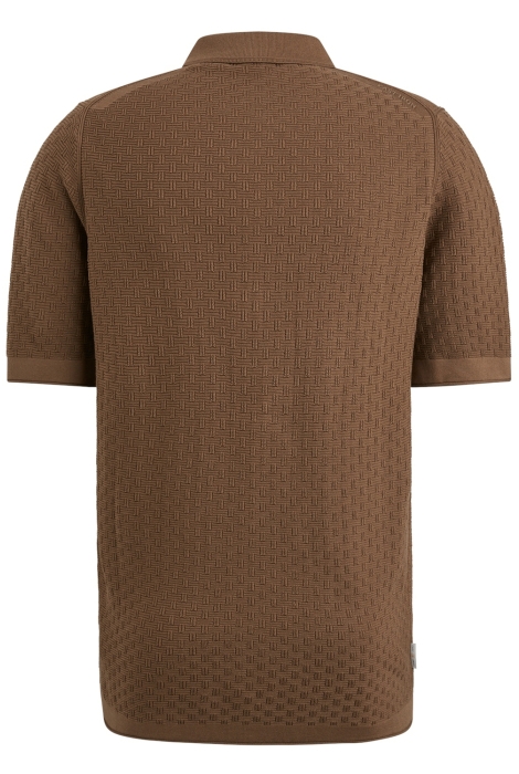 Cast Iron short sleeve polo cotton modal