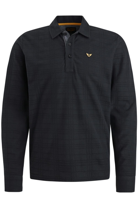 PME legend long sleeve polo jacquard jersey