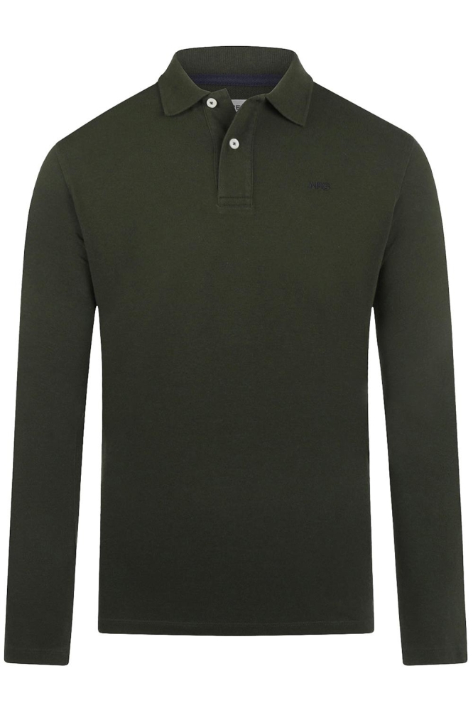 LONG SLEEVE POLO MM242 9003 01 5005 Pine Green