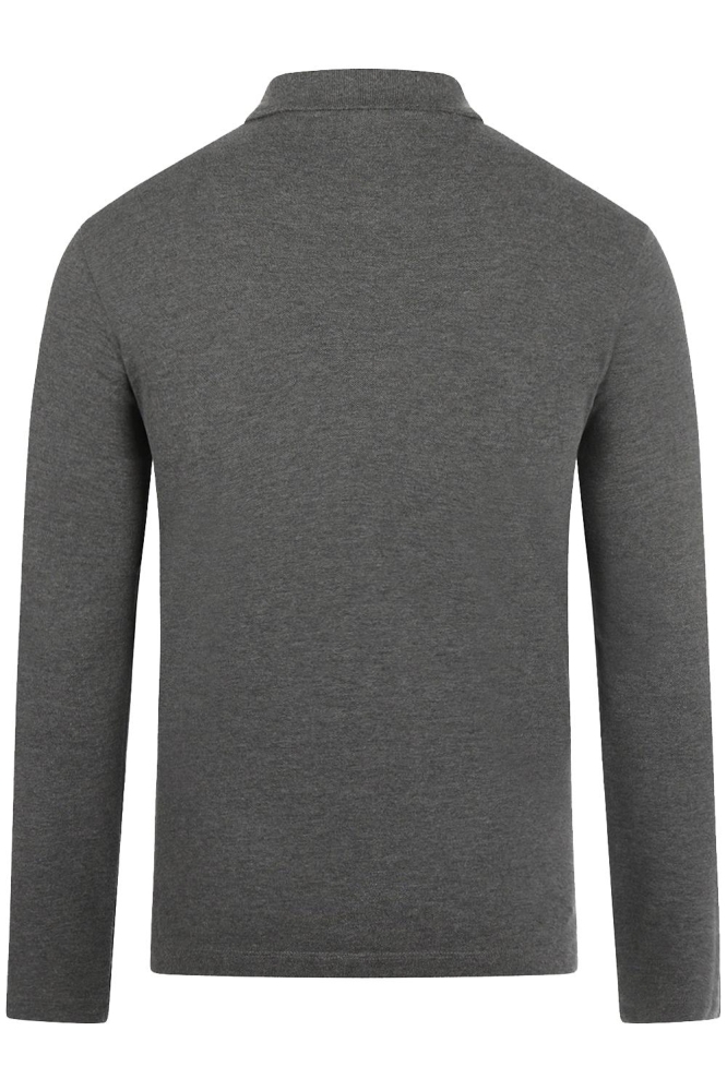 LONG SLEEVE POLO MM242 9003 01 1203 Dark Grey Melange