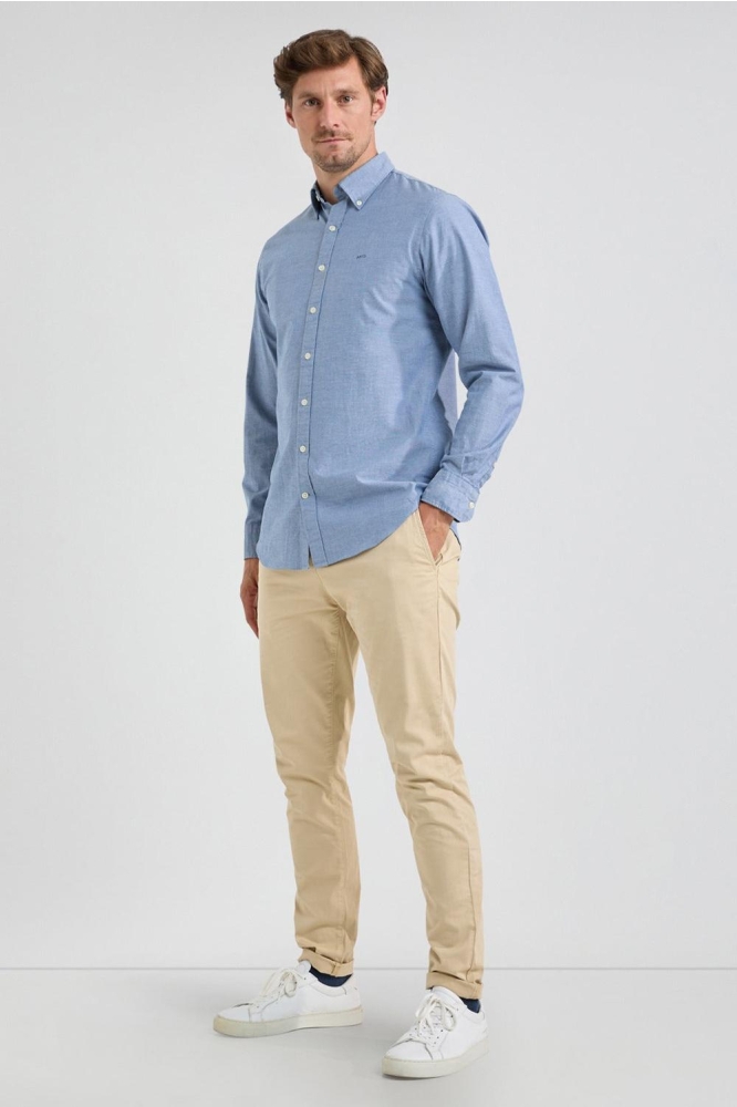 STRETCH OXFORD SHIRT MM242 6001 01 2001 LIGHT BLUE