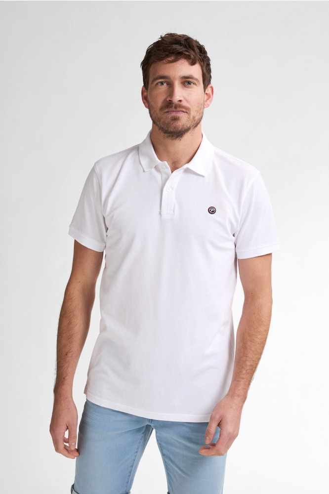 POLO SS M ROS POL002 0000 Bright White