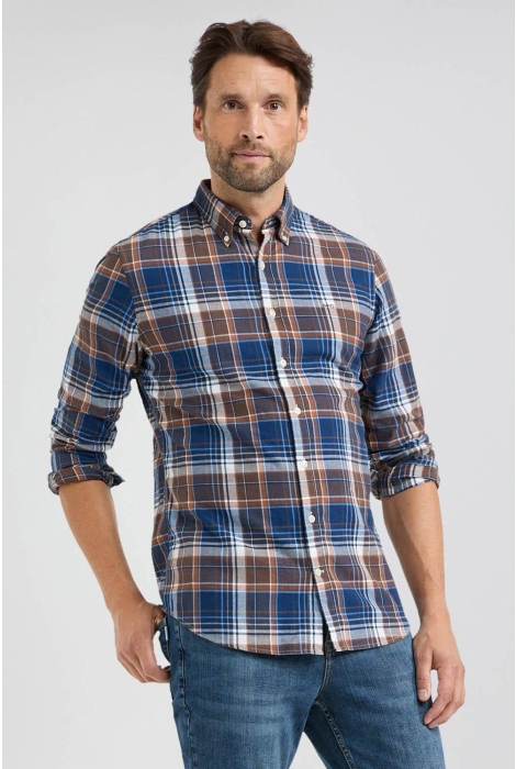 McGregor light flannel multi check shirt