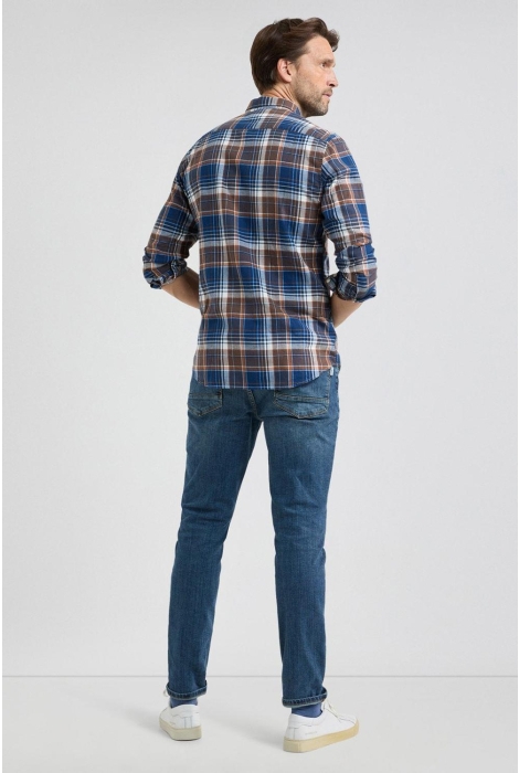 McGregor light flannel multi check shirt