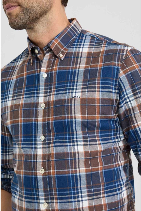 McGregor light flannel multi check shirt