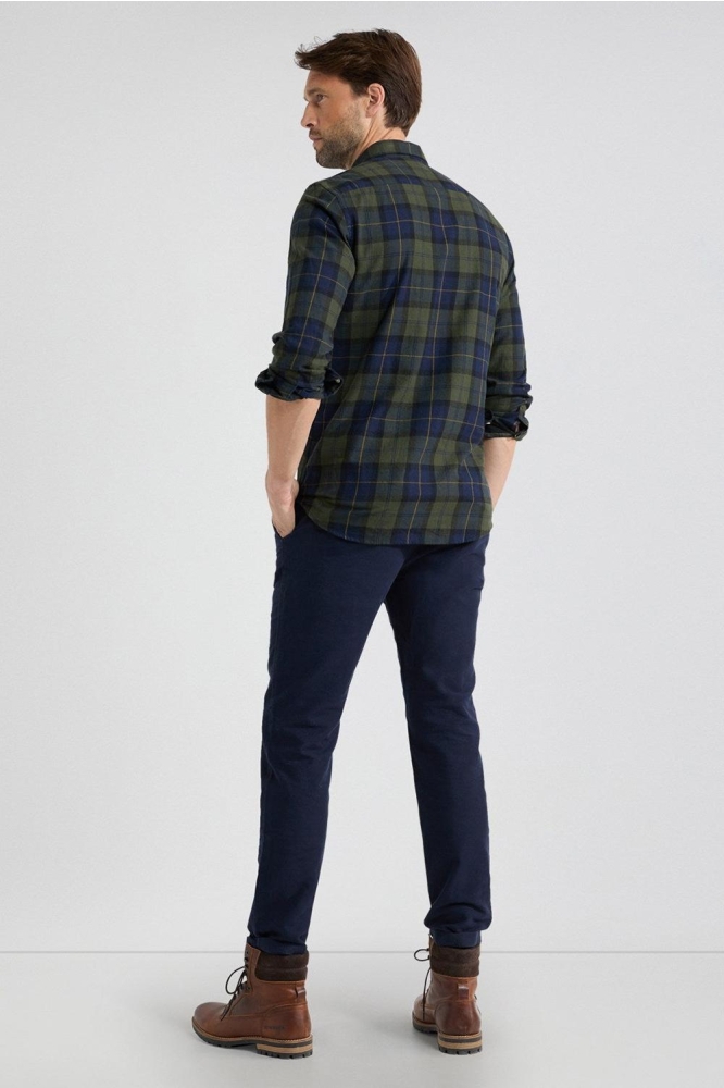 BIG CHECK SHIRT MM242 6001 13 5005 PINE GREEN