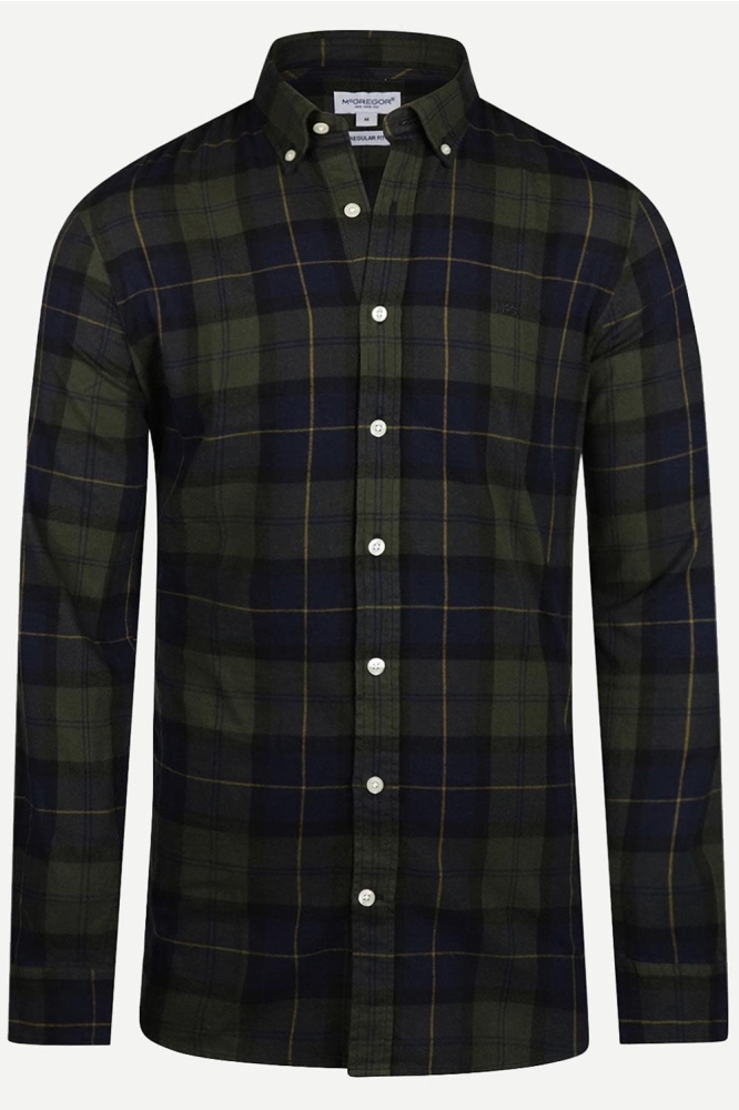 BIG CHECK SHIRT MM242 6001 13 5005 PINE GREEN