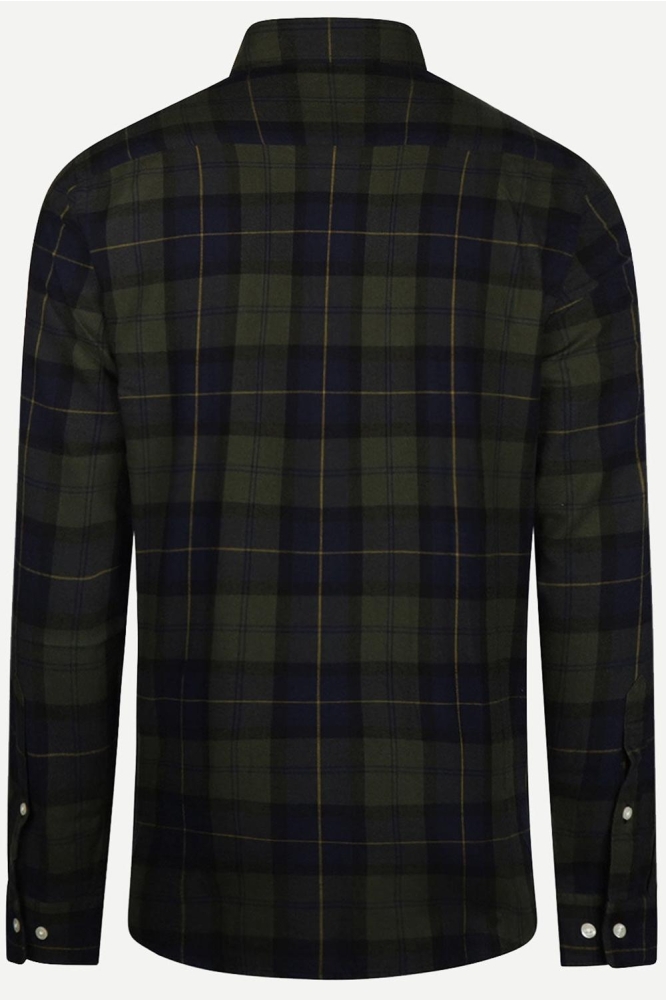 BIG CHECK SHIRT MM242 6001 13 5005 PINE GREEN