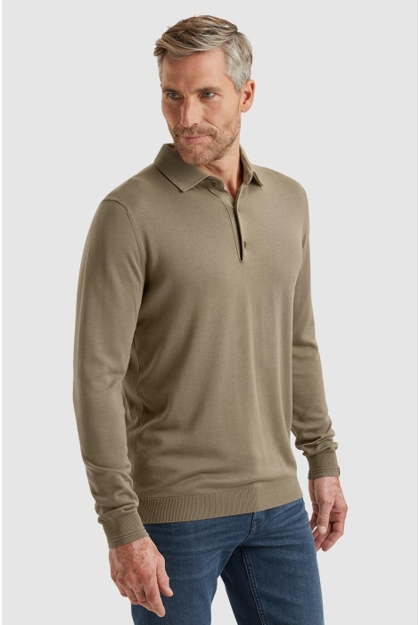 Vanguard long sleeve polo cotton modal