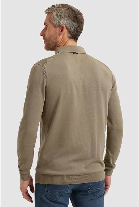 Vanguard long sleeve polo cotton modal