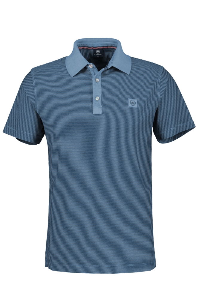 GESTREEPT POLOSHIRT 2523211 443 Crispy Blue