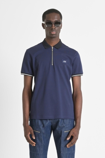 Antony Morato Polo BASIC DENIM MMKS02460 FA100083 7132 BLUE NAVY