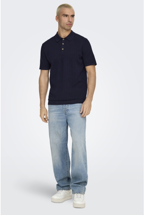 Only & Sons onsmoon reg 12 ss polo knit