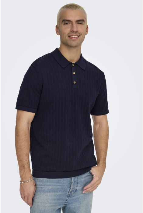 Only & Sons onsmoon reg 12 ss polo knit