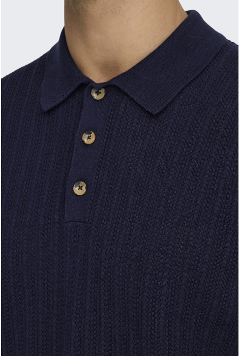 Only & Sons onsmoon reg 12 ss polo knit