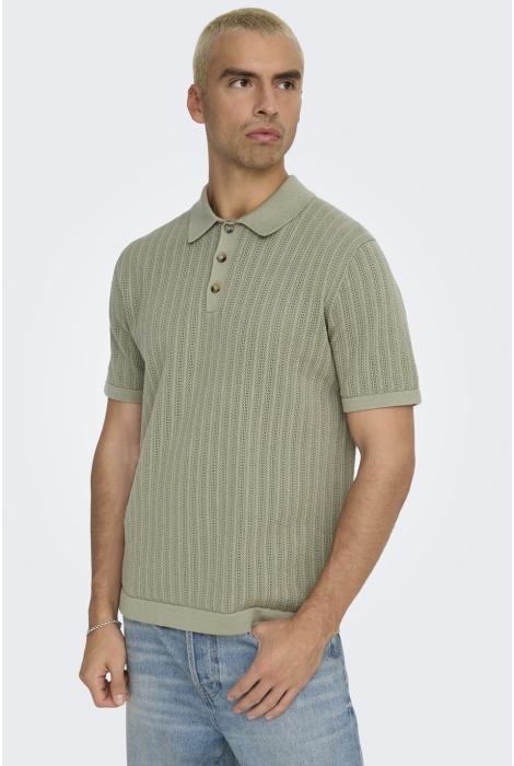 Only & Sons onsmoon reg 12 ss polo knit