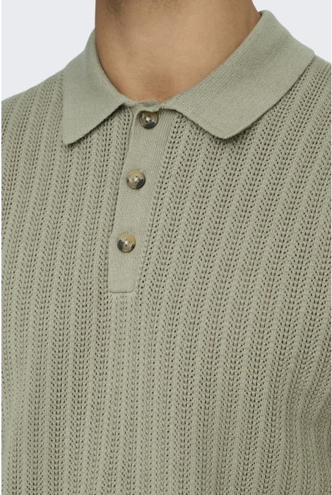 Only & Sons onsmoon reg 12 ss polo knit