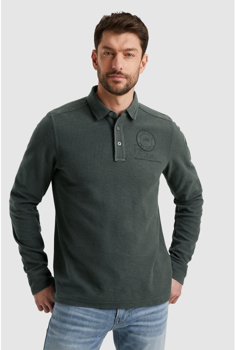 PME legend long sleeve polo shirt structure p